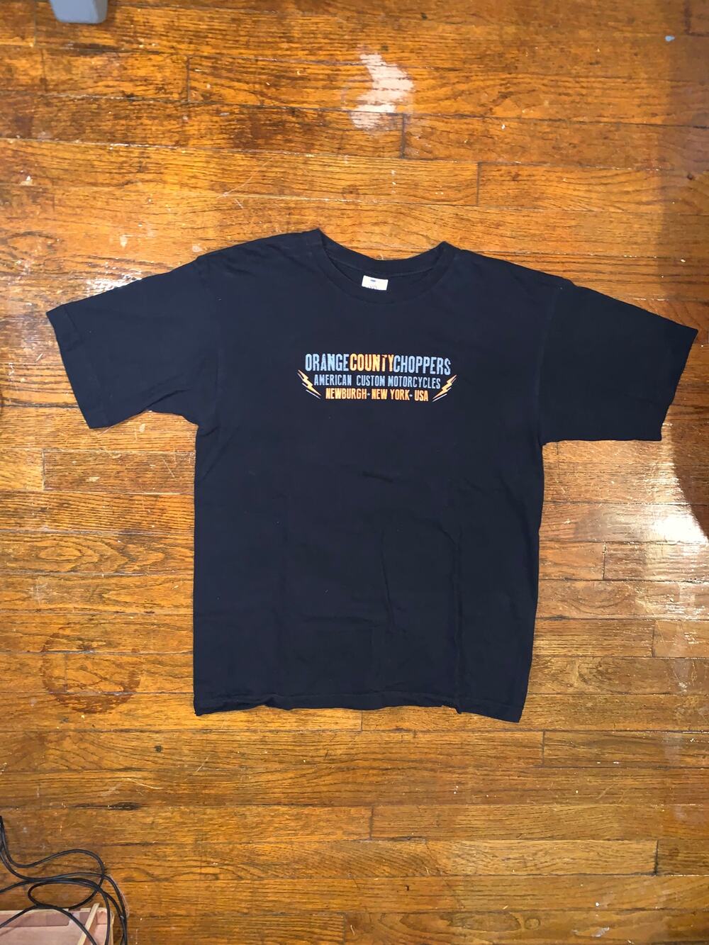 Orange County Choppers OCC T Shirt Medium USA Made Biker Tee